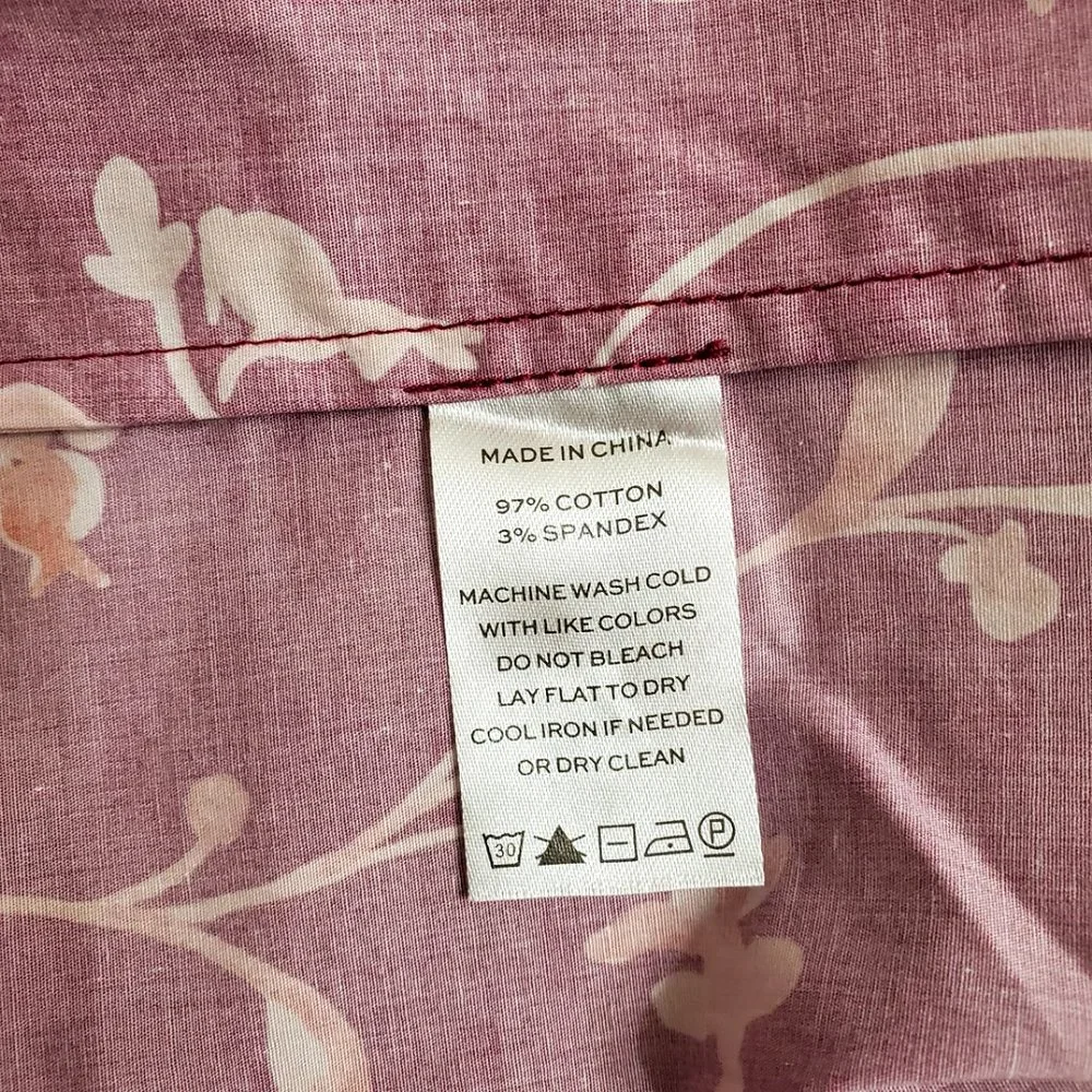 Hill House Burgundy Floral Midi Dress - Picture 9 of 9